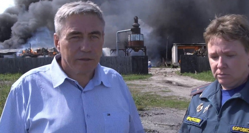 Областные власти прокомментировали пожар на производстве ванн в Ковровском районе