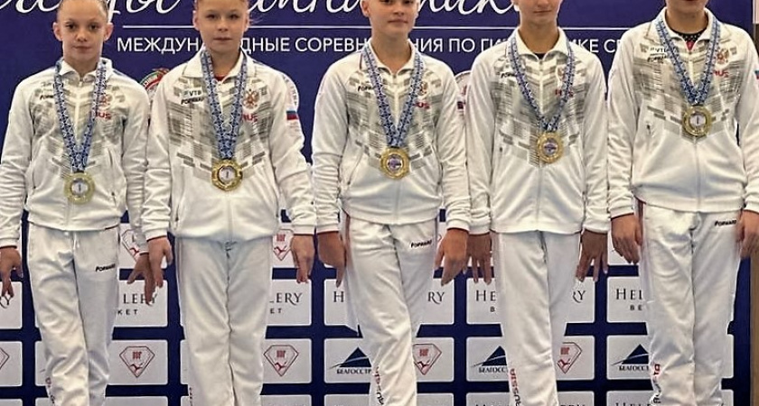 Владимирские гимнасты показали блестящие результаты на турнире в Белоруссии