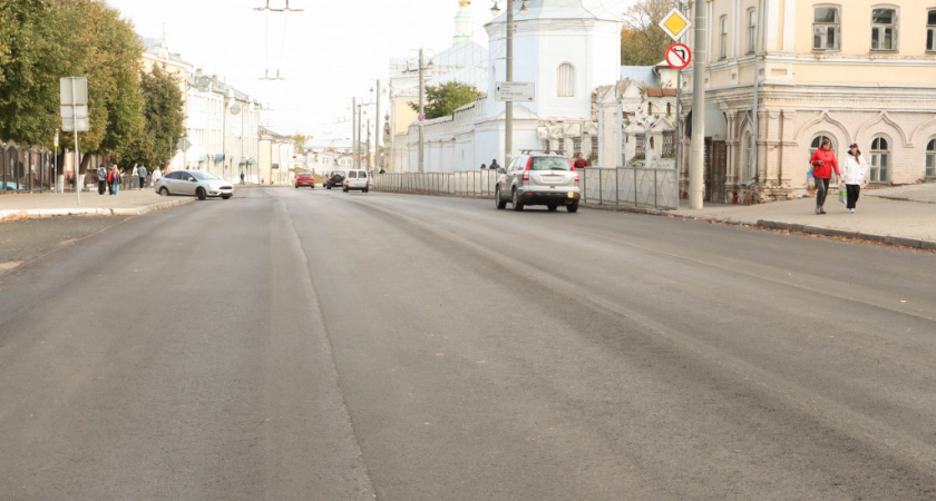 Во Владимире начали ремонтировать дорогу на Большой Московской