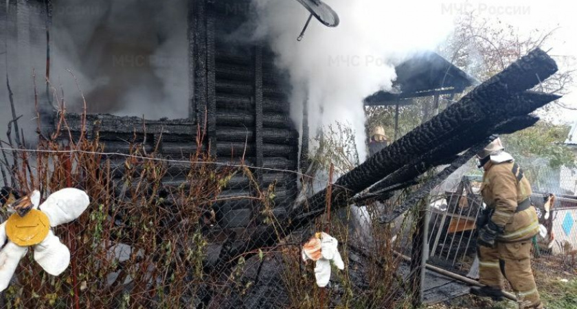 В СНТ "Содышка 2" во Владимире сгорел частный дом 