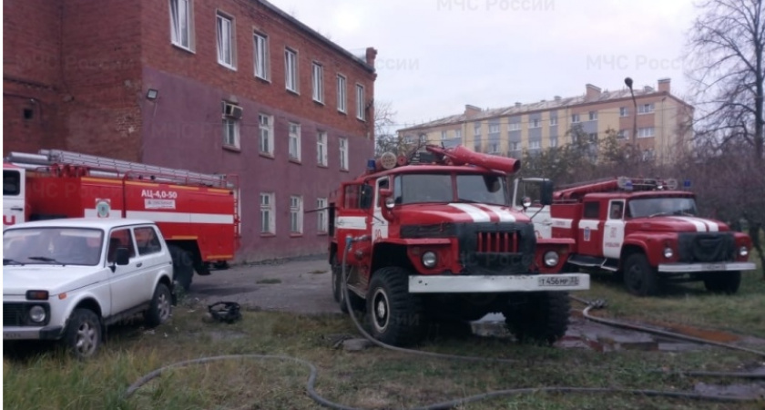 В Юрьев-Польском произошел пожар на ткацко-отделочной фабрике