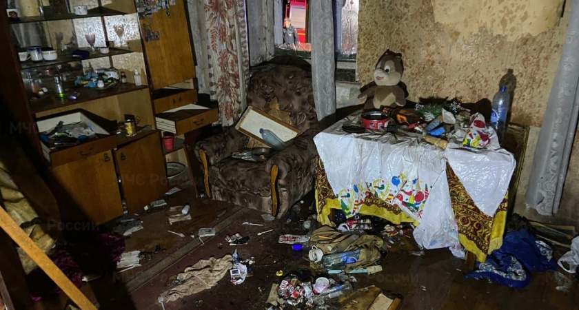 Из горящего дома в Кольчугинском районе спасли одного человека 