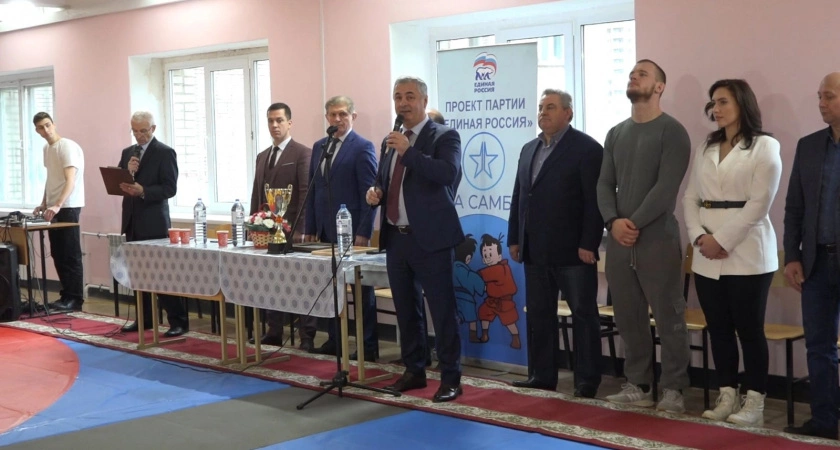 Фото к статье: В рамках проекта «Zа самбо» в ВлГУ открылся новый спортивный зал