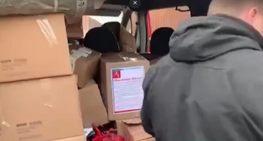 Общественники Владимирской области передали 2 тонны гумпомощи бойцам на передовой