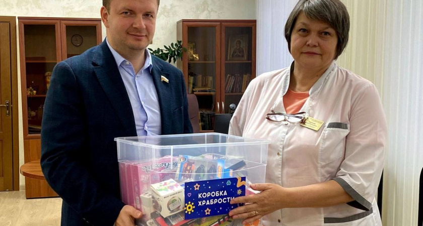 Алексей Говырин принял участие в акции «Коробка Храбрости»