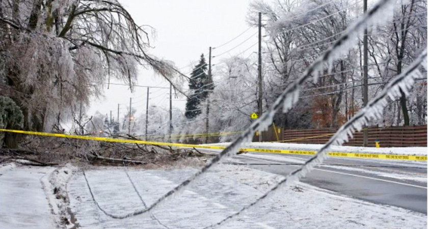 Владимирские энергетики напомнили правила поведения при угрозе обрыва проводов из-за снега