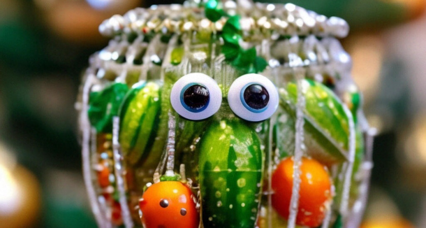 Нейросеть создала новогодние игрушки с символами Владимира