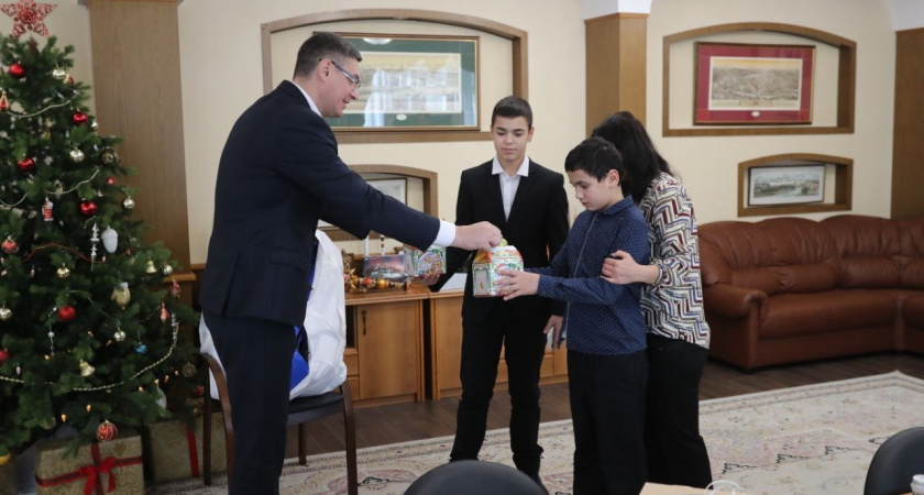 Губернатор Александр Авдеев подарил 11-летнему мальчику из Владимира батут