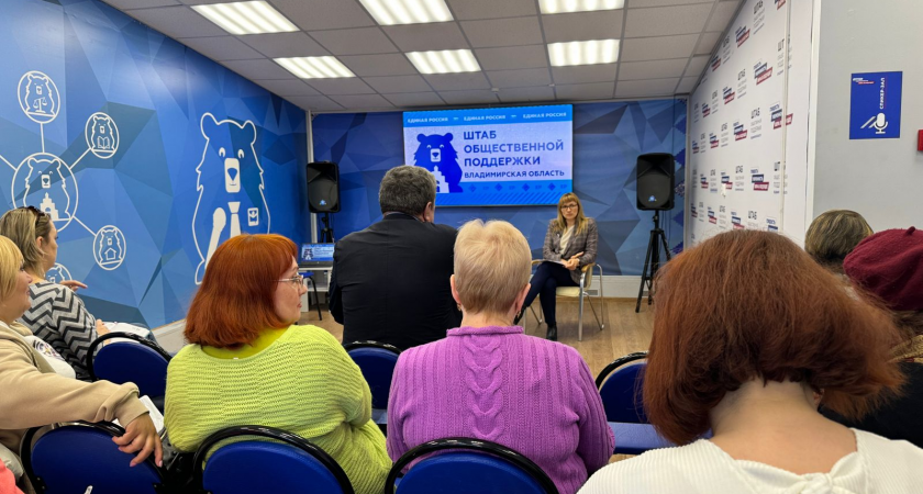 В Штабе общественной поддержки «Единой России» прошло занятие в рамках партийного проекта 