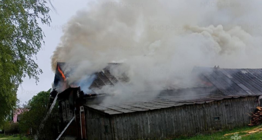 При пожаре во Владимирской области погиб мужчина 