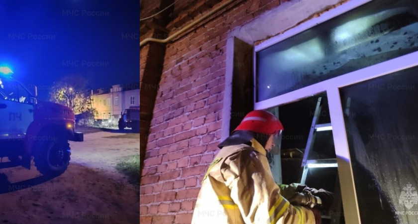 В Александровском районе произошел пожар в многоквартирном доме