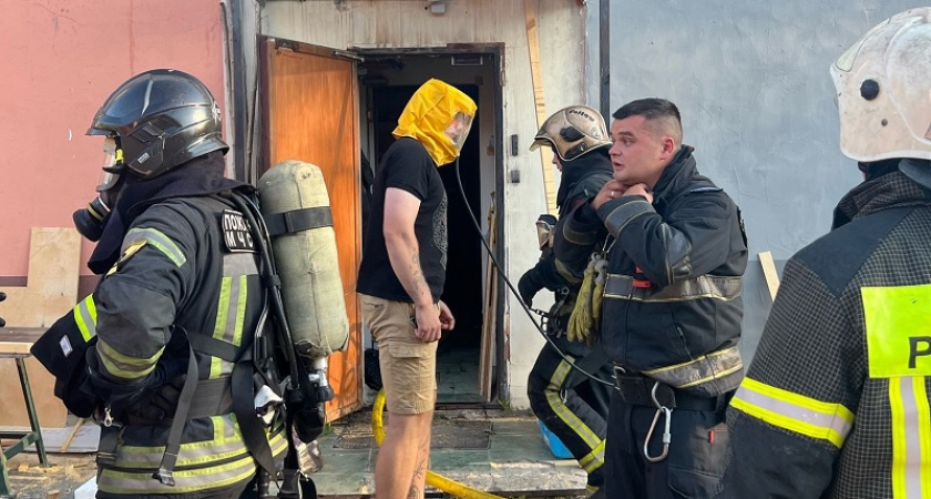 Сегодня утром во Владимире из-за пожара пришлось спасать обезьян и кролика