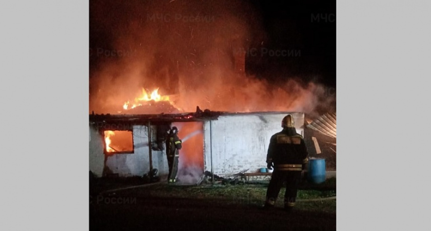 Во Владимирской области произошел пожар на ферме при монастыре 