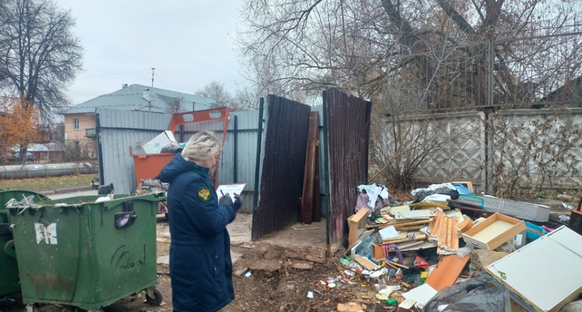 Во владимирскую прокуратуру поступило более 200 сообщений о ненадлежащем вывозе мусора 