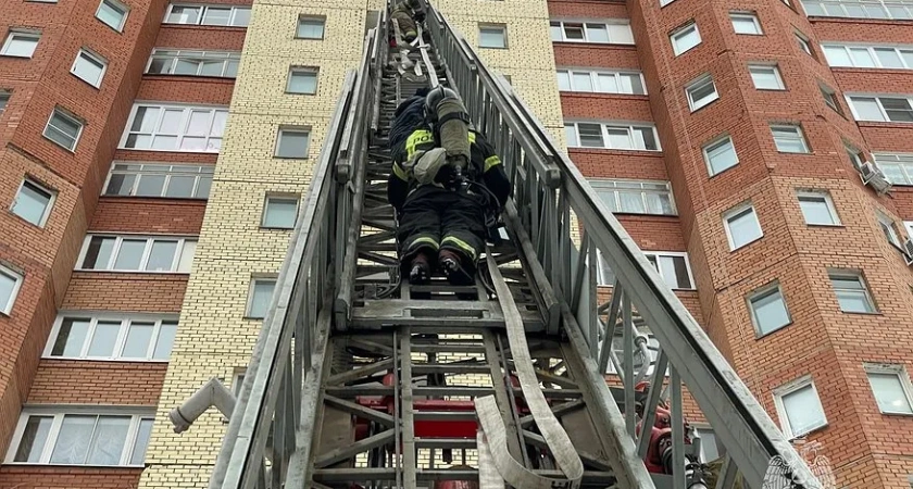 В Коврове прошли учения по тушению пожара в многоэтажном доме