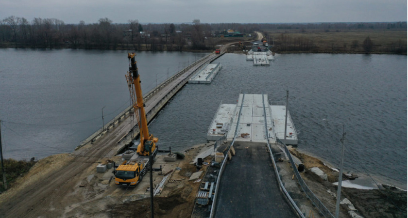 В Меленковском районе отремонтировали мост