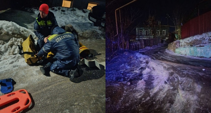 Там «был сплошной гололед и крутой склон»: во Владимире женщина упала и сломала ногу