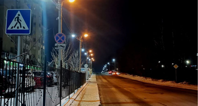 Во Владимире установили уличное освещение на улице Куйбышева