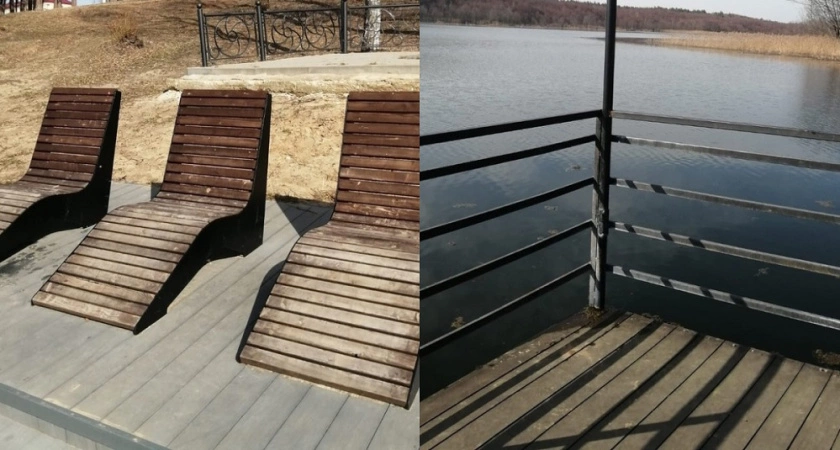 Фото к статье: Прокуратура требует устранить недоделки на новом пляже в Красной Горбатке