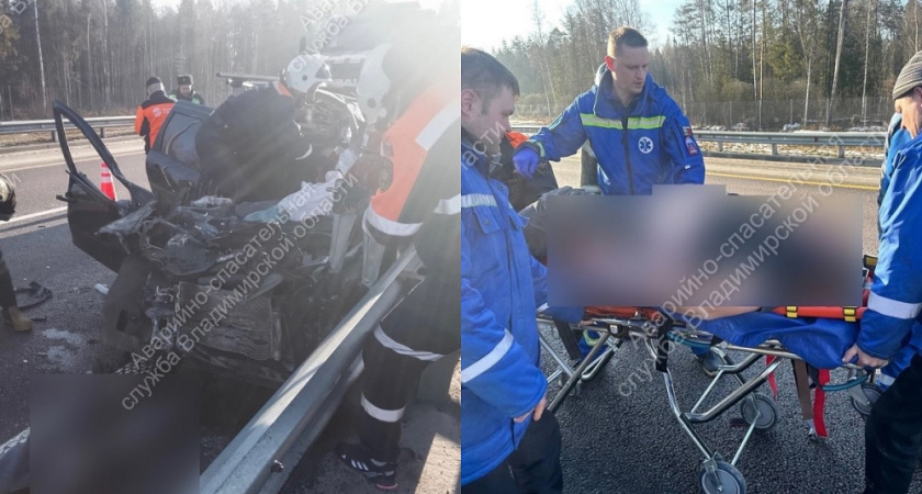 В ДТП на трассе М-12 в Судогодском районе пострадал водитель легковушки