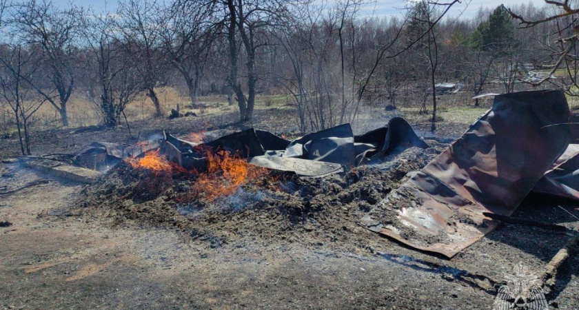 В Муромском районе сгорели шесть дач
