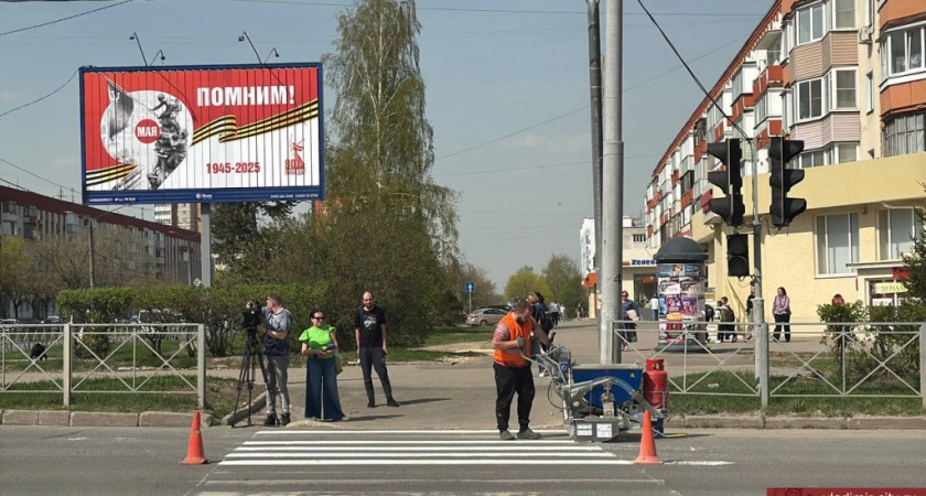 Фото к статье: Более 7 улиц Владимира получат новую разметку к лету