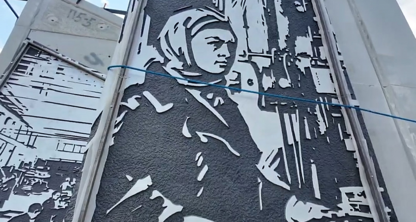 На стеле «Город трудовой доблести» во Владимире появились графические элементы