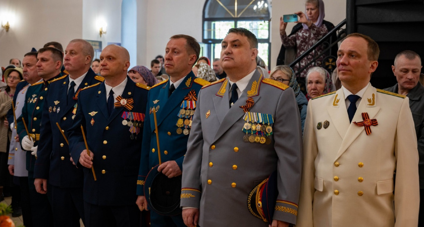 9 Мая во владимирском храме Казанской иконы Божией Матери отслужили благодарственный молебен