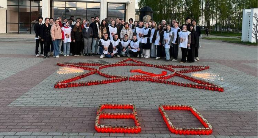Во Владимире зажглась «Огненная картина войны»
