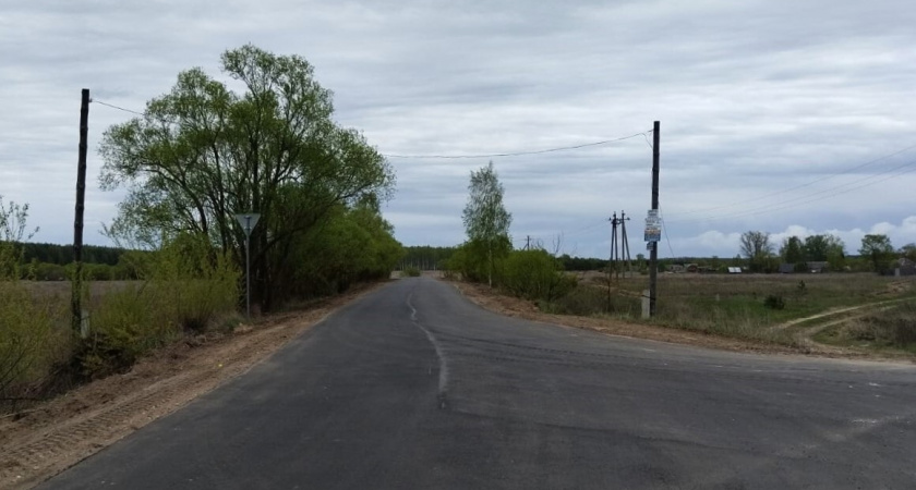 В Гусь Хрустальном районе ремонтируют почти три километра полотна