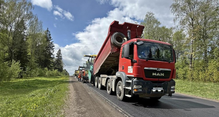 Владимирские дорожники завершают ремонт участка трассы М-8