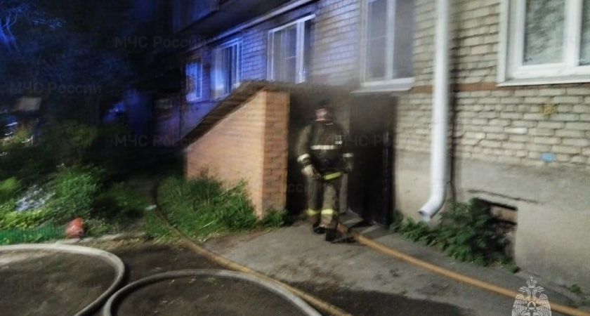 В Муроме загорелся подвал многоэтажки на улице Свердлова