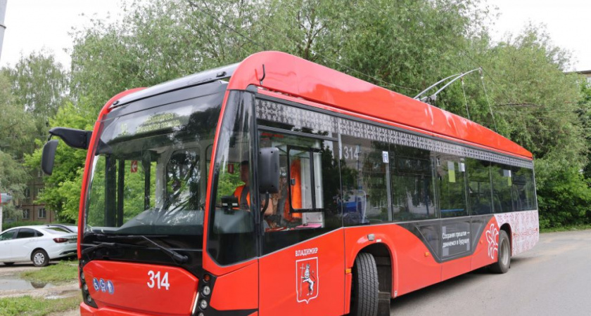 Во Владимире вышли на линию первые троллейбусы без контактной сети