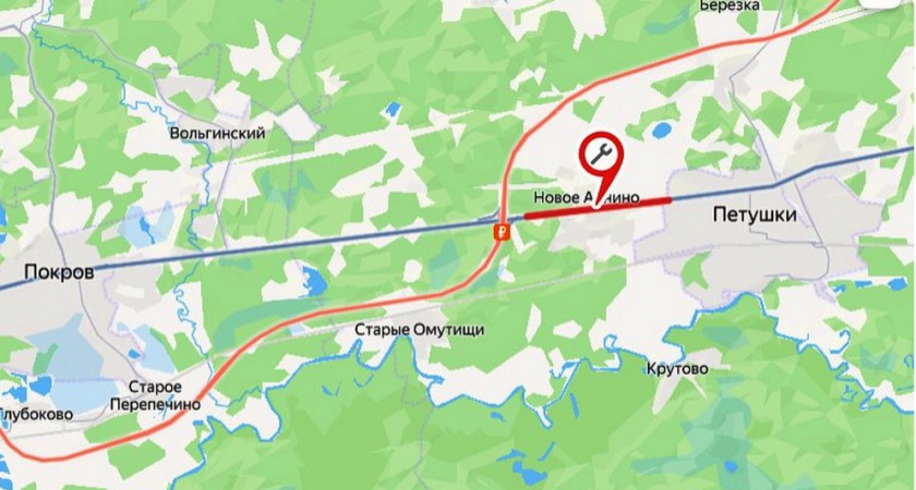 На участке трассы М-7 в Петушинском районе скоро начнется плановый ремонт