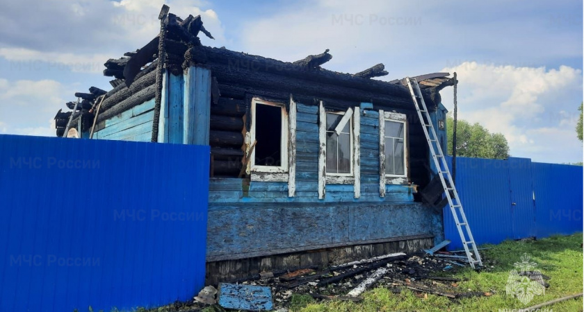 В Гусь-Хрустальном произошёл серьёзный пожар в частном доме