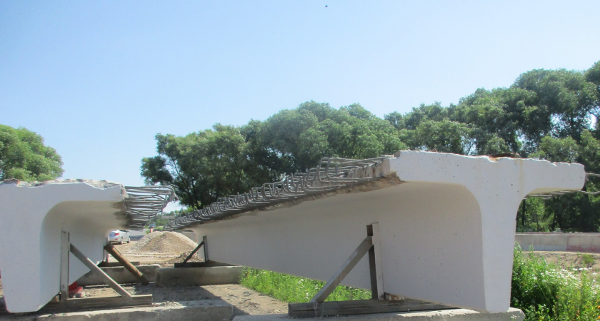 Около села Туртино в Суздальском районе строят временную переправу