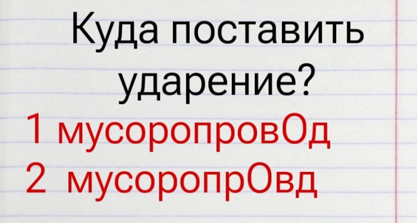  «МусоропрОвод» или «мусоропровОд» — какой из этих вариантов правильный?  — тест по русскому языку