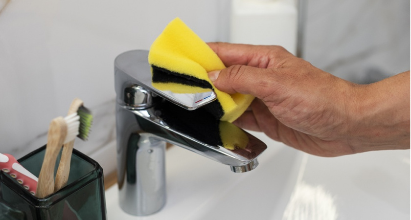 Как вернуть смесителю блеск: простые лайфхаки по очистке от известкового налета для ленивых хозяек
