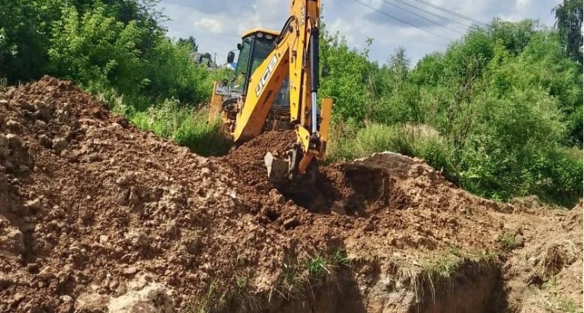 В Вязниках ведутся работы по модернизации водовода «Толмачёво»