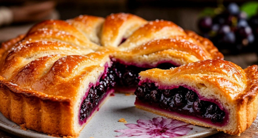 В сезон чёрной смородины этому пирогу нет равных: рецепт минутный и вкуснее просто нет - изумительная выпечка