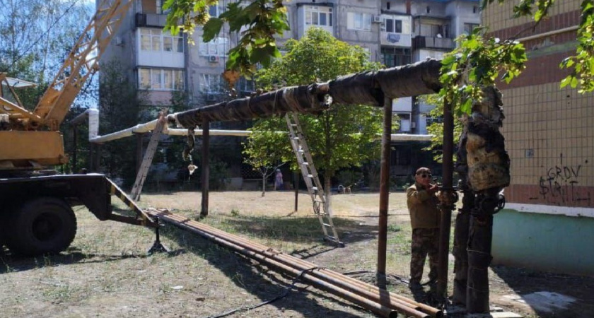 Владимирские специалисты помогают восстанавливать город Кировский в ДНР