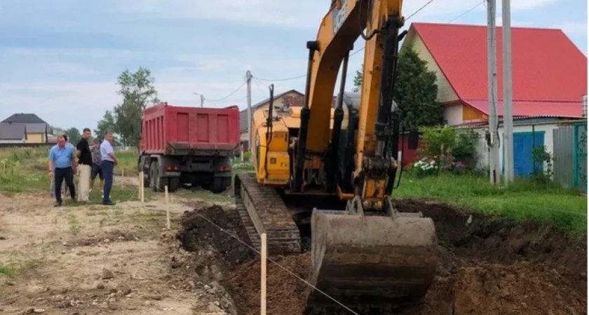 В Гусь-Хрустальном началось строительство дороги к участкам многодетных