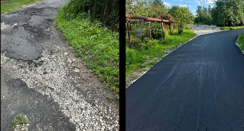 В Собинском районе завершился ремонт 13 участков дорог