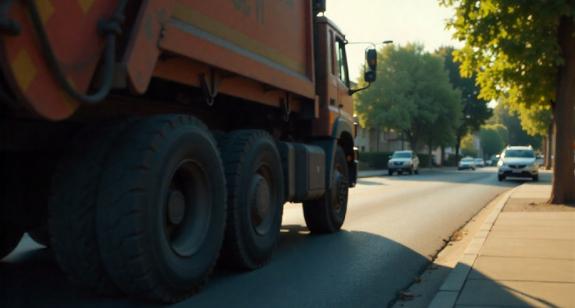 Мусоровоз насмерть сбил женщину в одном из дворов Владимира