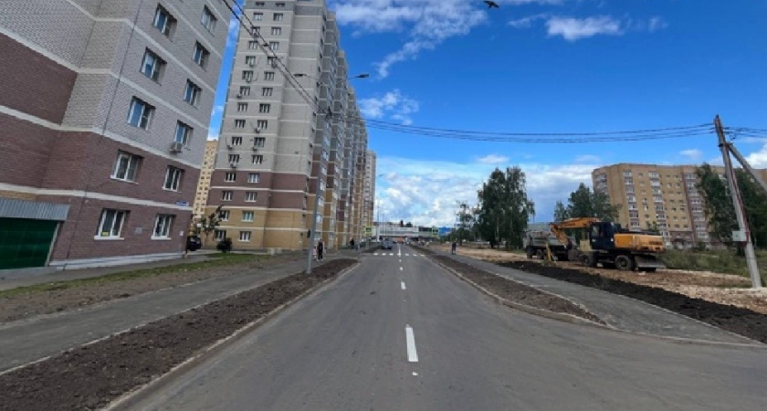 В Коврове на улице Маршала Устинова закончили ремонт дорожного покрытия