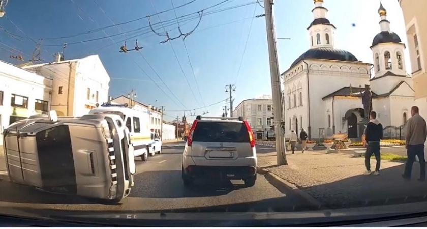 Утром в центре Владимира произошло ДТП