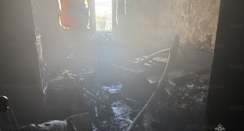 Во Владимире загорелась квартира на улице Соколова-Соколенка