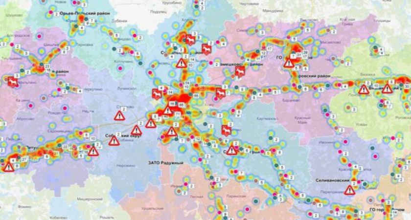 Во Владимирской области запустили систему предупреждений об опасных участках дорог