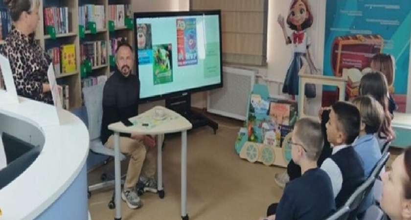 Московский писатель встретился с ковровскими школьниками