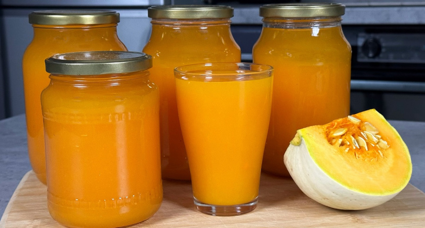 Витаминный заряд на всю зиму: рецепт домашнего тыквенного сока с цитрусовой ноткой - проще не бывает